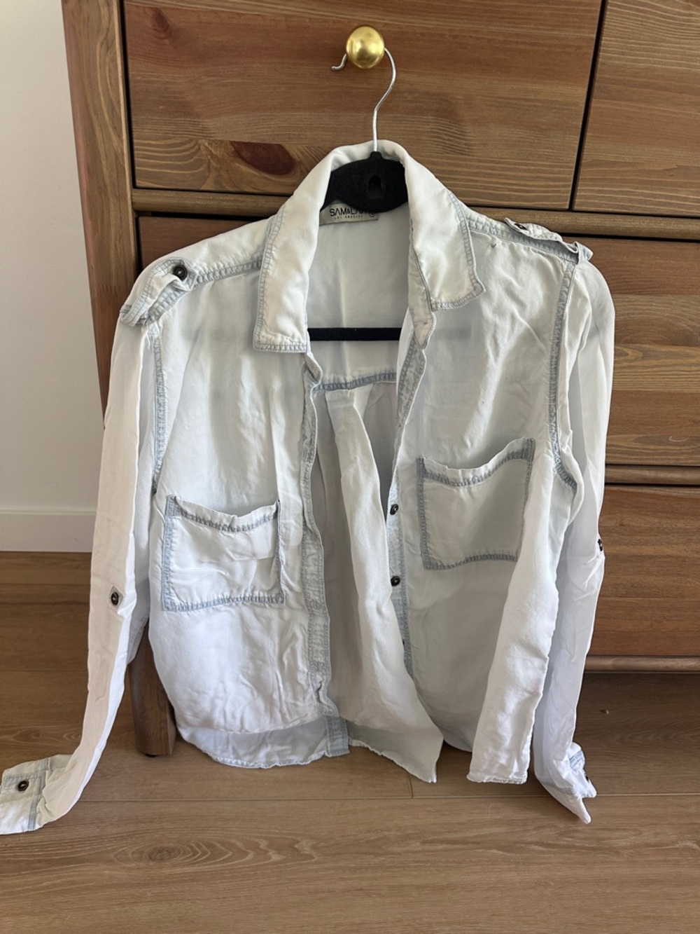 Sam & Lavi Oversized Women's Button-Up Shirt